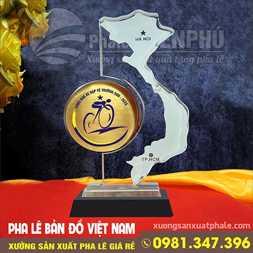 bản đồ việt nam pha lê