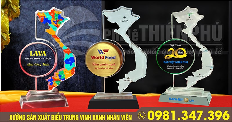 biểu trưng vinh danh hình bản đồ việt nam