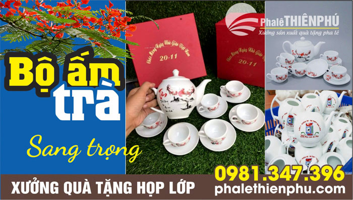 Bộ ấm trà quà tặng họp lớp