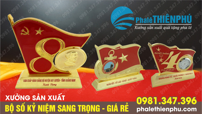 bộ số kỷ niệm hợp kim mạ vàng