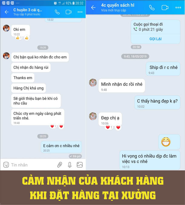  cảm nhận khách hàng 