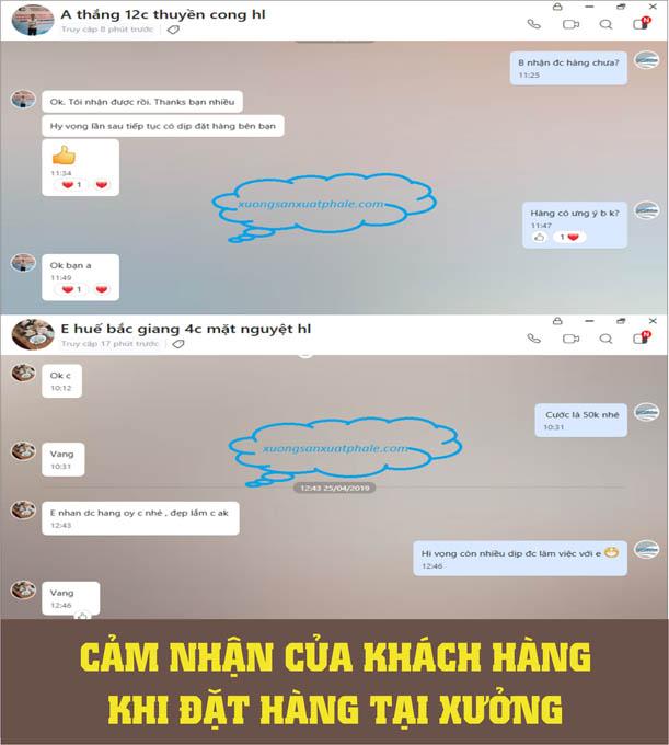  cảm nhận khách hàng 