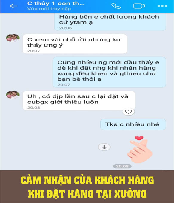 cảm nhận khách hàng 