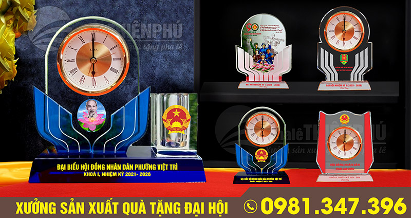 đồng hồ pha lê đại hội