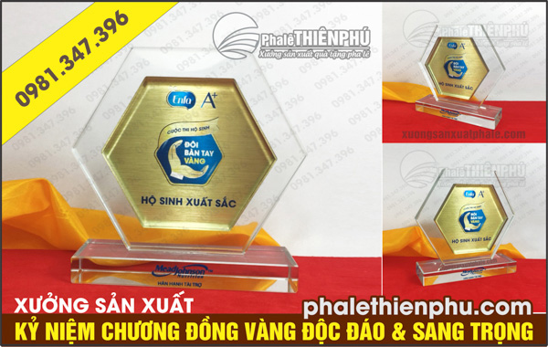 Kỷ niệm chương lục diện đồng vàng