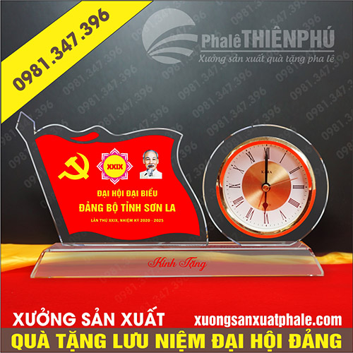 quà tặng lưu niệm đại hội đảng bộ