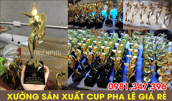 sản xuất pha lê sao đồng cao