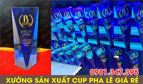 sản xuất pha lê trụ xanh