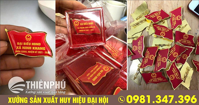 Sản xuât huy hiệu đại hội đại biểu hội đồng nhân dân
