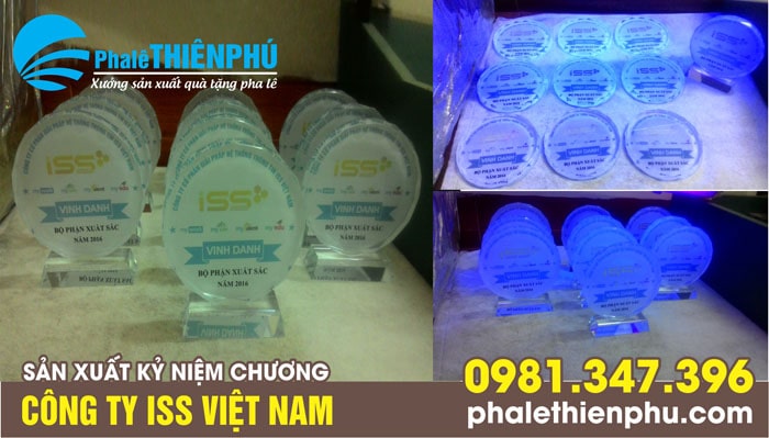 Sản xuất kỷ niệm chương công ty ISS Việt Nam