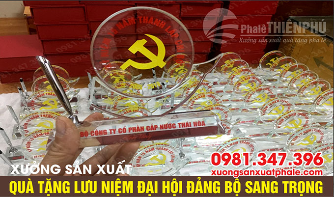 sản xuất kỷ niệm chương đại hội đảng 