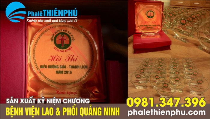 sản xuất logo bệnh viện lao phổi quảng ninh
