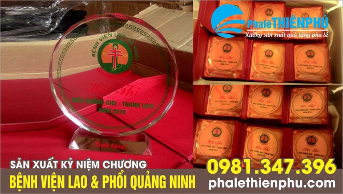 sản xuất logo bệnh viện lao phổi quảng ninh