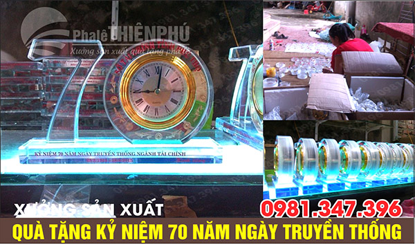 sản xuất quà tặng kỷ niệm 70 năm ngày truyền thống