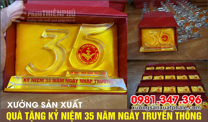xưởng quà tặng kỷ niệm 35 năm thành lập