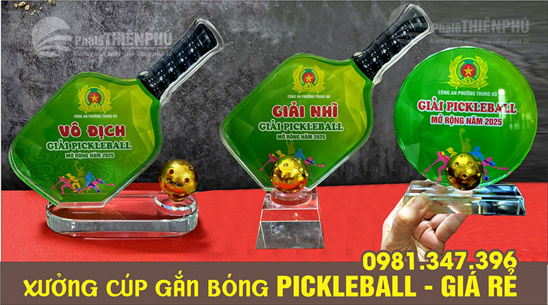 Các mẫu cúp đánh giải pickleball 03