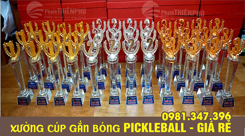 Các mẫu cúp đánh giải pickleball 04