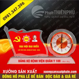 Đồng hồ pha lê để bàn 24