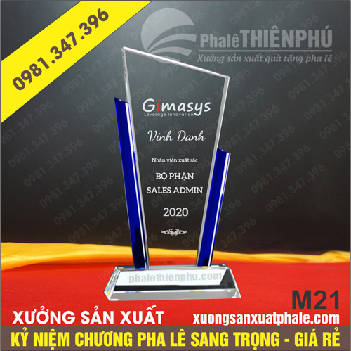 Kỷ niệm chương pha lê 21