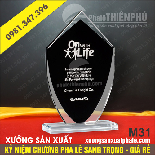 Kỷ niệm chương pha lê 31