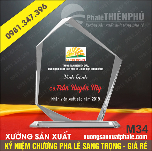 Kỷ niệm chương pha lê 34