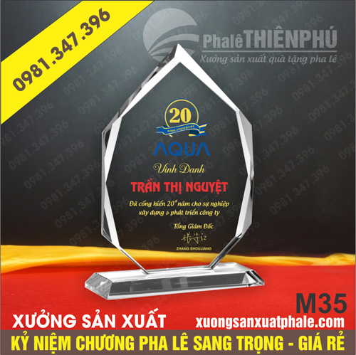 Kỷ niệm chương pha lê 35