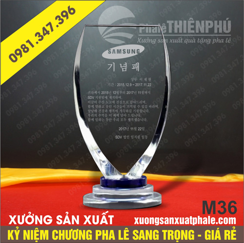 Kỷ niệm chương pha lê 36