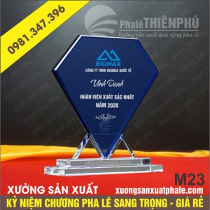 Kỷ niệm chương pha lê 23