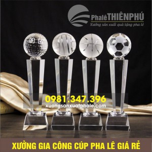 Cúp pha lê quả cầu