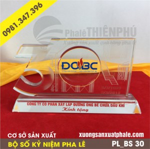 Bộ số pha lê kỷ niệm 30 năm