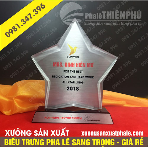 Biểu trưng pha lê ngôi sao
