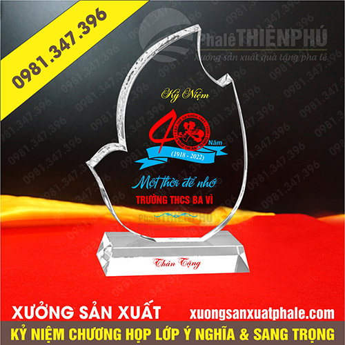 Kỷ niệm chương họp lớp hình ngọn lửa