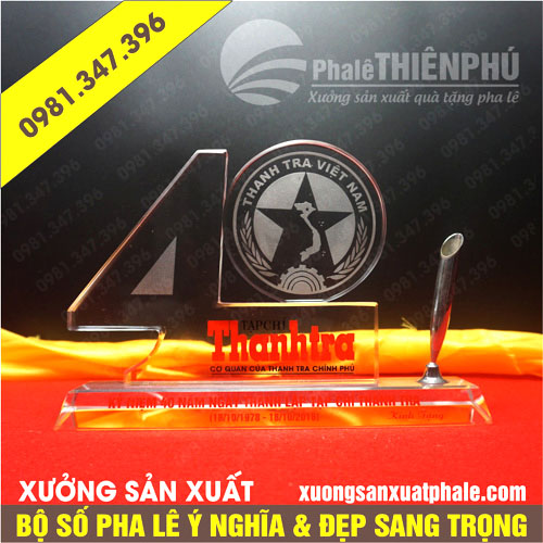 Bộ số pha lê 40 năm 