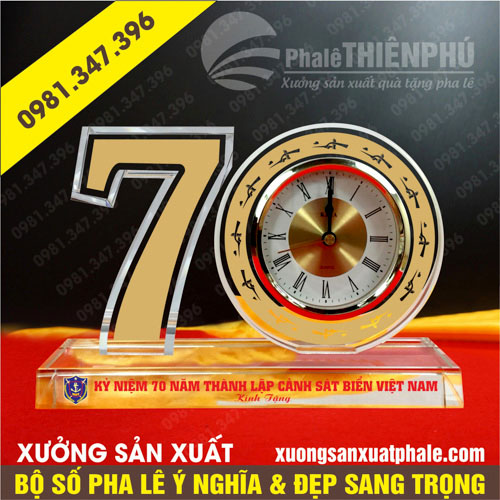 Bộ số pha lê 70 năm