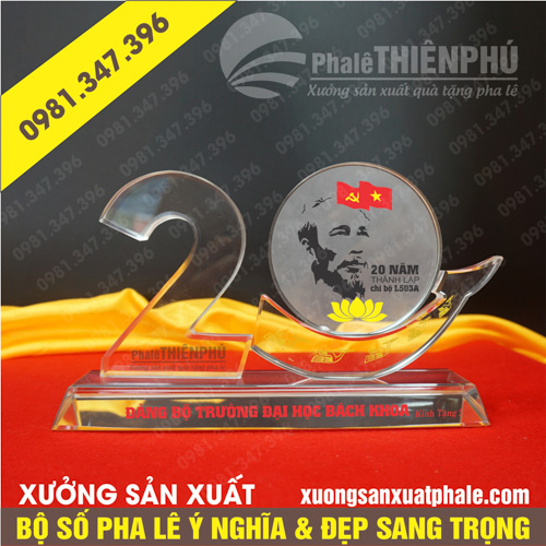Bộ số pha lê 20 năm thành lập đảng