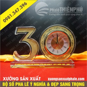 Bộ số pha lê 30 năm 